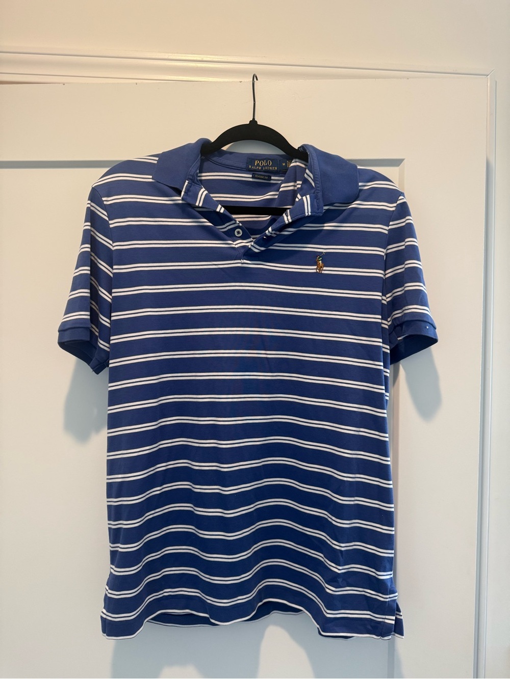 Polo by Ralph Lauren Navy & White Striped Polo Shirt